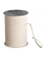 Geschenkband Baumwolle - weiß